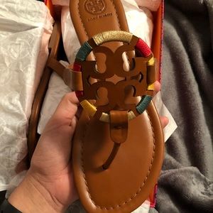 BRAND NEW MILLER EMBROIDERED SANDAL